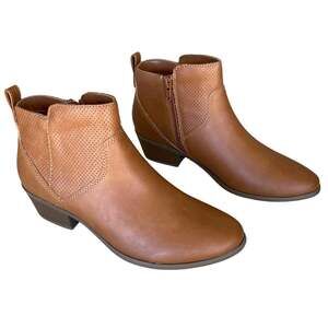 🔥Arizona Cognac Brown Lambay Ankle Booties NWOT - Size 7.5 🔥